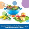 image:imageLearning Resources New Sprouts Cookout 19 Pieces Ages 18 months Barbecue Set Pretend Play Food for ToddlersGrill it