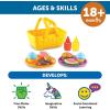 image:imageLearning Resources New Sprouts Cookout 19 Pieces Ages 18 months Barbecue Set Pretend Play Food for ToddlersPicnic