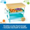 image:imageLearning Resources New Sprouts Prep n Store Kitchen Island  Pretend Play Kitchen for Toddlers Food Toys Imaginative Role Play and Social Skills Grocery Playset Gifts for Boys and Girls
