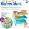 image:imageLearning Resources New Sprouts Prep n Store Kitchen Island  Pretend Play Kitchen for Toddlers Food Toys Imaginative Role Play and Social Skills Grocery Playset Gifts for Boys and Girls