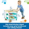 image:imageLearning Resources New Sprouts Prep n Store Kitchen Island  Pretend Play Kitchen for Toddlers Food Toys Imaginative Role Play and Social Skills Grocery Playset Gifts for Boys and Girls