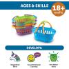image:imageLearning Resources New Sprouts Stack of Baskets  4 Pieces Ages 18 mos Toddler Pretend Play Toys Play Grocery Basket Perfect for Easter Baskets