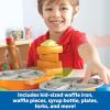 image:imageLearning Resources New Sprouts Waffle Time  Breakfast Pretend Play Food Kitchen Toys Montessori Educational Game Fine Motor Skills Gifts for Boys and GirlsWaffle Time