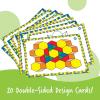 image:imageLearning Resources Pattern Block Design Cards Color Recognition STEM Toy Ages 4Medium Pack of 12