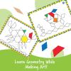 image:imageLearning Resources Pattern Block Design Cards Color Recognition STEM Toy Ages 4Medium Pack of 12