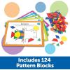 image:imageLearning Resources Pattern Block Math Activity Set  144 Pieces Age 5 Educational Kindergartner Games Fine Motor Skills