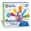 image:imageLearning Resources Pedro the Fine Motor Peacock  Toddler Montessori Toys Stacking Shape Gifts For Boys And Girls Sorting And Matching Skill Activities Educational Games Ages 18 Months