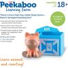 image:imageLearning Resources Peekaboo Learning Farm  Farm Animals for Toddlers Educational Fine Motor Montessori Sets Toddler Animal Toys Counting Sorting amp Matching Barn Animal Toy Little Animal FiguresLearning Farm