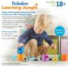 image:imageLearning Resources Peekaboo Learning Jungle Toddler  10 Pieces Ages 18 Months   Toddler Montessori Toys Stacking Shape Sorting and Matching Skill Educational Games
