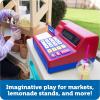image:imageLearning Resources Pretend amp Play Calculator Cash Register Toy  Gift for Kids Toddler Toys Play Money amp Credit Card Shopping Store Playset Educational Preschool ActivitiesBlue  Red