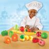 image:imageLearning Resources Pretend amp Play Fruit Cutting Fruits and Veggies Toy Kids Play Food Plastic Fruit amp Veggies Kitchen Toy Ages 3 MultiColor