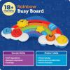 image:imageLearning Resources Rainbow Busy Board  Montessori Busy Board Toddler Sensory Toys Boy and Girl Travel Toys for Toddlers Fine Motor Toy Sensory Toddler Travel Activities Educational Gifts