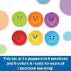 image:imageLearning Resources Rainbow Emotion Fidget Poppers Classroom Set 24 Pieces Ages 3 Autism Sensory Toys SocialEmotional LearningSensory Toys for ToddlersClassroom Set