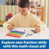image:imageLearning Resources Rainbow Fraction Tiles  54 Pieces Ages 6 Early Math Skills Visual Aid Math for Kids Teacher Supplies