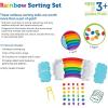 image:imageLearning Resources Rainbow Sorting Set  fine motor sorting patterning amp addition skills Toddler Educational Toys sensory tray1 Set