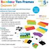 image:imageLearning Resources Rainbow TenFrames Classroom Set 140 Pieces  Math Tools for Students Ages 5 School Supplies and Teacher Resources Classroom SuppliesRainbow Ten Frame Set