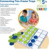 image:imageLearning Resources Rainbow TenFrames Classroom Set 140 Pieces  Math Tools for Students Ages 5 School Supplies and Teacher Resources Classroom SuppliesConnecting TenFrame Trays
