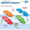 image:imageLearning Resources SnapnLearn Alphabet Alligators  Toddler Toys Preschool ABC Activities Fine Motor Skills Alphabet Manipulatives Phonetics and Reading Sensory Gifts for Boys and GirlsAlligators