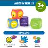 image:imageLearning Resources Soft Foam Emoji Cubes Conversation Cubes for Kids Set of 4 Ages 3