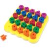image:imageLearning Resources Stacking Shapes Pegboard Toddler ActivityFine Motor Toy Gifts for Boys and Girls 27 Piece Set Ages 2