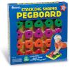 image:imageLearning Resources Stacking Shapes Pegboard Toddler ActivityFine Motor Toy Gifts for Boys and Girls 27 Piece Set Ages 2