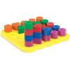 image:imageLearning Resources Stacking Shapes Pegboard Toddler ActivityFine Motor Toy Gifts for Boys and Girls 27 Piece Set Ages 2