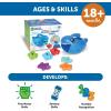 image:imageLearning Resources Steve the Scoop amp Splash Shark 7 Pieces Ages 18 Months Toddler Bathtub Toys Pool Activities for Boys and Girls Water Games