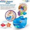 image:imageLearning Resources Steve the Scoop amp Splash Shark 7 Pieces Ages 18 Months Toddler Bathtub Toys Pool Activities for Boys and Girls Water Games
