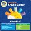 image:imageLearning Resources Sunshine Shape Sorter Fine Motor Skills Numbers Matching Skills Activities Montessori Toddler Toys Sensory Bin for Kids Preschool Activities Girls and Boys Gifts