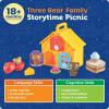 image:imageLearning Resources Three Bear Family Storytime Picnic Shape Sorter Fine Motor Skills Montessori Activities Toddler Outdoor Toys Sensory Bin Homeschool Supplies Boys and Girls Gifts