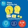 image:imageLearning Resources Time Activity Set  Teaching Clocks for Kids Teacher Classroom Must Haves Elementary School amp Montessori Activities Math Manipulatives Time Flash Cards Gifts for Boys and GirlsTime Activity Set