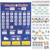 image:imageLearning Resources Calendar amp Weather Pocket Chart  Classroom Must Haves Teacher Supplies Back To School Daily Routine For Kids Kindergarten and Homeschool Essentials Vocabulary Flash CardsPocket Chart