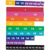 image:imageLearning Resources Magnetic Rainbow Fraction Tiles VisualTactile Learning Soft Foam Magnetic Tiles 51 Pieces Ages 6