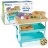 image:imageLearning Resources New Sprouts Prep n Store Kitchen Island  Pretend Play Kitchen for Toddlers Food Toys Imaginative Role Play and Social Skills Grocery Playset Gifts for Boys and Girls