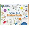 image:imageLearning Resources Pattern Block Design Cards Color Recognition STEM Toy Ages 4Medium