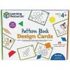 image:imageLearning Resources Pattern Block Design Cards Color Recognition STEM Toy Ages 4Medium Pack of 12