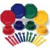 image:imageLearning Resources Play Dishes Colorful Kitchen Toy Plate Set 24 Piece Set Ages 3