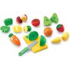 image:imageLearning Resources Pretend amp Play Fruit Cutting Fruits and Veggies Toy Kids Play Food Plastic Fruit amp Veggies Kitchen Toy Ages 3 MultiColor