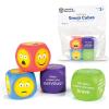 image:imageLearning Resources Soft Foam Emoji Cubes Conversation Cubes for Kids Set of 4 Ages 3