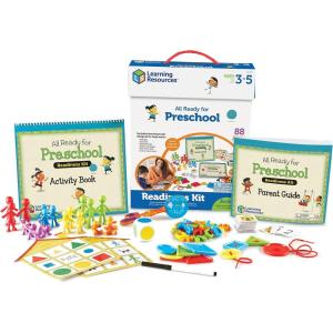 image:imageLearning Resources All Ready For Preschool Readiness Kit  60 Activities Set Ages 3 Kindergartner Preparation Kit Preschool Homeschool Curriculum