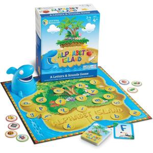image:imageLearning Resources Alphabet Island a Letter amp Sounds Game  Montessori ABC Toys Learn to Read Phonics for Toddler  Writing Practice Board Game Homeschool Supplies Educational Activity