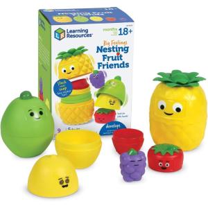 image:imageLearning Resources Big Feelings Nesting Fruit Friends  Fine Motor Toys Social Emotional Skills Regulation Tools for Kids Gifts for Boys and Girls Classroom Must Haves Occupational Games