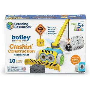 image:imageLearning Resources Botley Crashin Construction Challenge Accessory Set Botley Not Included  10 Pieces Ages 5 Coding for Kids Kids Coding STEM ToyMedium