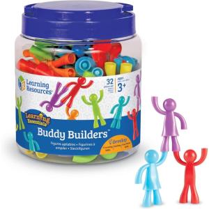 image:imageLearning Resources Buddy Builders Fine Motor Hand Eye Coordination Toy 32 Pieces Ages 3