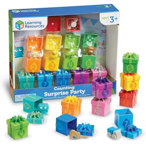 image:imageLearning Resources Counting Surprise Party  Toddler Montessori Toys Stacking Preschool Activities Matching Color Game Homeschool Fine Motor Skills Gifts For Boys And Girls ManipulativesSingle