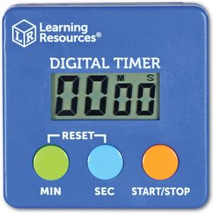 image:imageLearning Resources Digital Timer  Visual Timer for Kids Digital Timers for Classroom Kids Stopwatch Magnetic Timers Teacher Must Haves