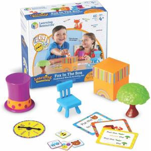 image:imageLearning Resources Fox in The Box Position Word Activity Set  Kids Board Spelling Educational Games Vocabulary Reading Practice Phonics Awareness Montessori Language Gifts for Boys and GirlsActivity Set