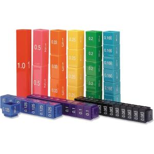 image:imageLearning Resources Fraction Tower Equivalency Cubes  51 Pieces Ages 6 Math Toys for Kids Classroom and Homeschool Accessories Fractions for Kids