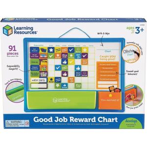 image:imageLearning Resources Good Job Reward Chart  91 Piece Set Custom Magnetic Chore and Responsibility for Kids Goal Setting for Toddlers