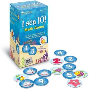 image:imageLearning Resources I Sea 10 Game Math Games Addition and Subtraction Homeschool amp Classroom Math Games Educational Includes 100 Cards Ages 6